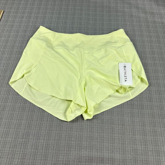 Athleta Shorts 1x Run with It 3.5"‎ Inseam Featherweight Stretch Athletic Lined - Picture 1 of 10